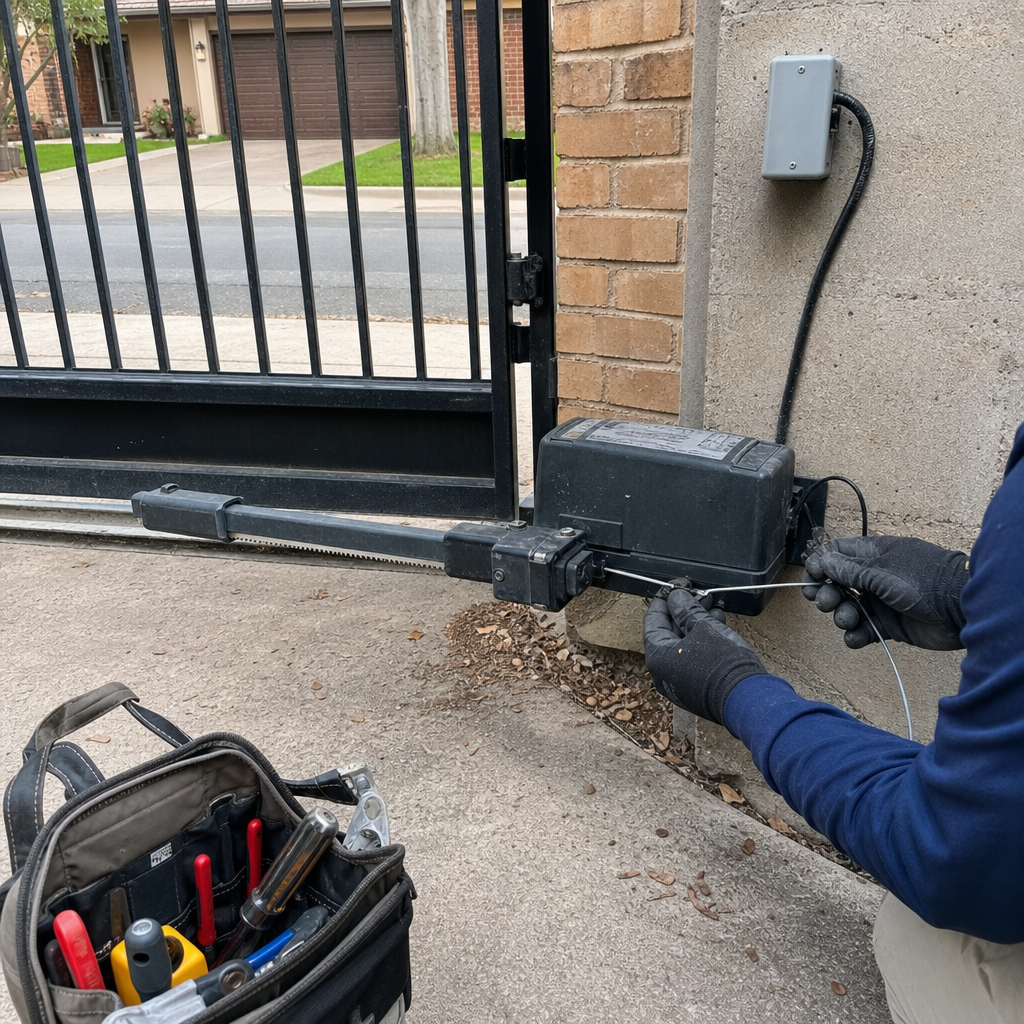 Gate motor and opener installation and repair service