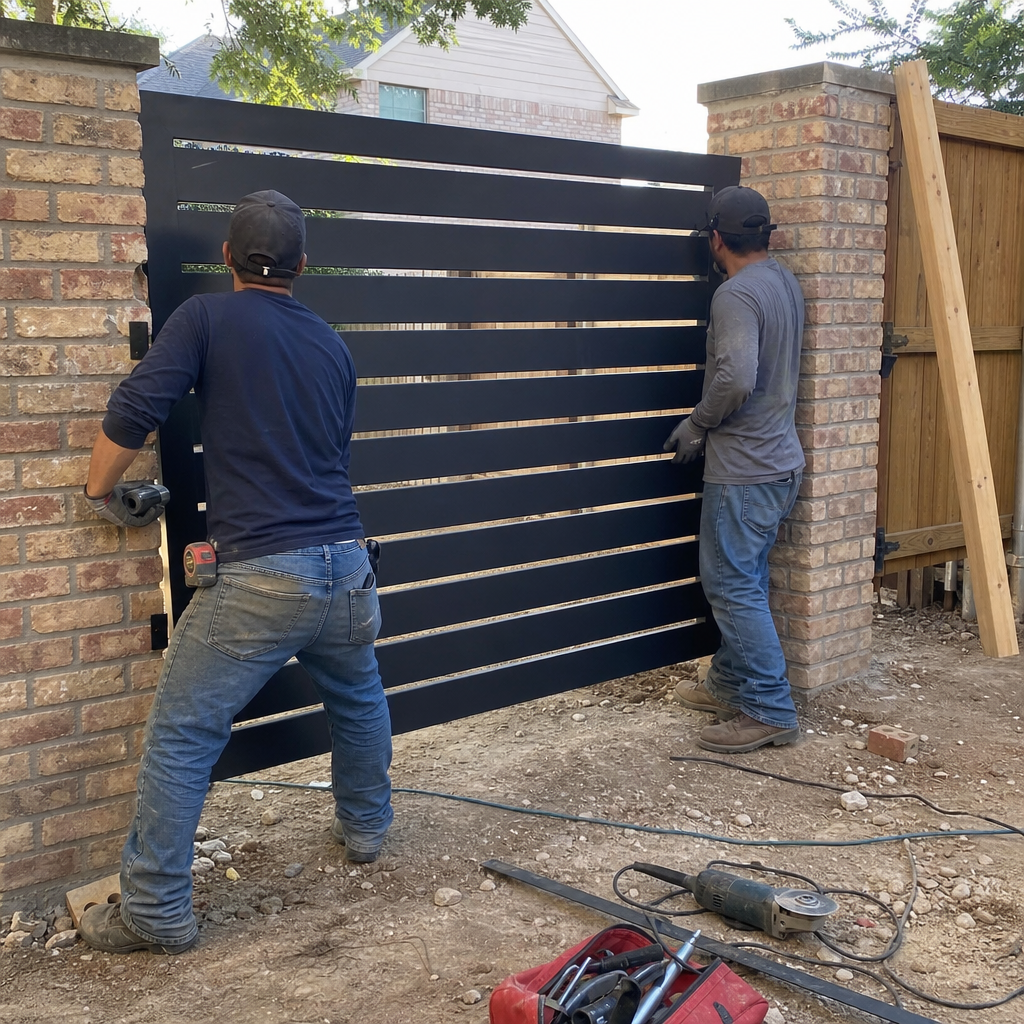 Gate Installation job in Murphy — photo 2